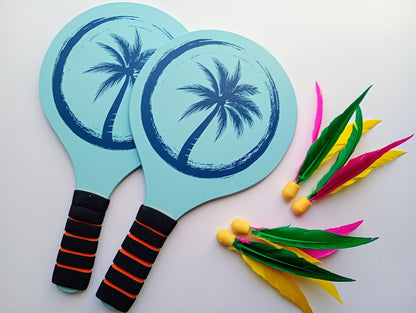 BATSÆT - PALM OCEAN BLUE